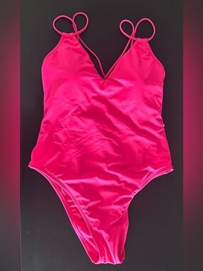 Shade & Shore Hot Pink One-Piece Swimsuit